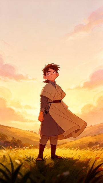 Clean illustrated style frame from a PlotClip short